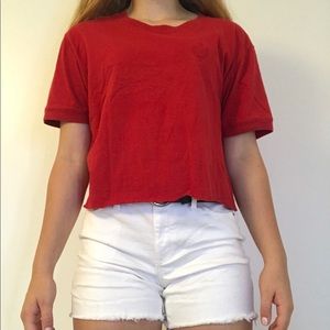 Red Crop Top